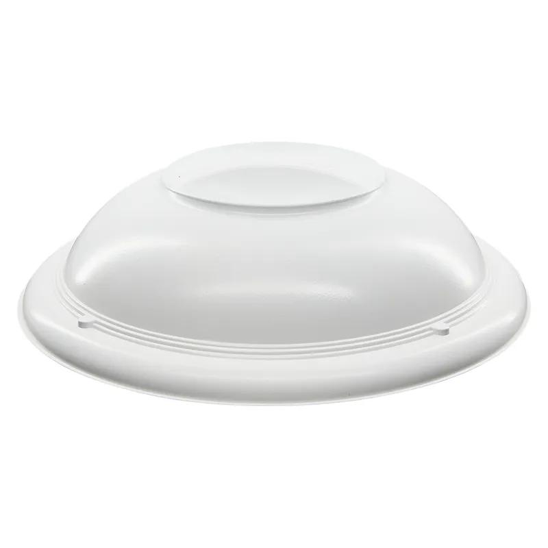 Victoria Bay Lid Dome 9X2.25 IN PP White Round For High Temperature Plate 500/Case