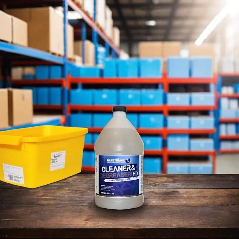 QuestMark Cleaner & Degreaser 1 GAL Stone & Concrete Liquid Heavy Duty 4/Case