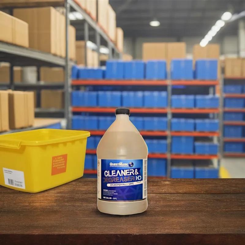 QuestMark Cleaner & Degreaser 1 GAL Stone & Concrete Liquid Heavy Duty 4/Case