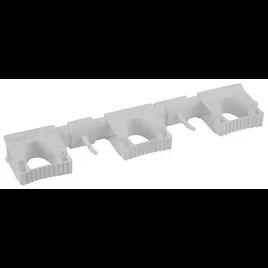Vikan® Wall Bracket System 16.5X3.4X1.9 IN White Polypropylene (PP) & (TPE) Rubber Polyamide Hi-Flex 1/Each