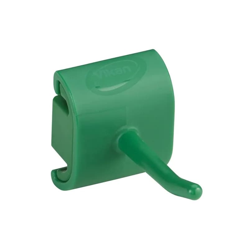 Vikan® Wall Bracket 1.6X3.1X1.9 IN Green Polypropylene (PP) Polyamide Hygienic Single Hook Module 1/Each