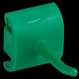 Vikan® Wall Bracket 1.61 IN Green PP Hygienic Single Hook Module 1/Each