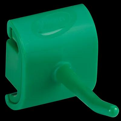 Vikan® Wall Bracket 1.61 IN Green PP Hygienic Single Hook Module 1/Each
