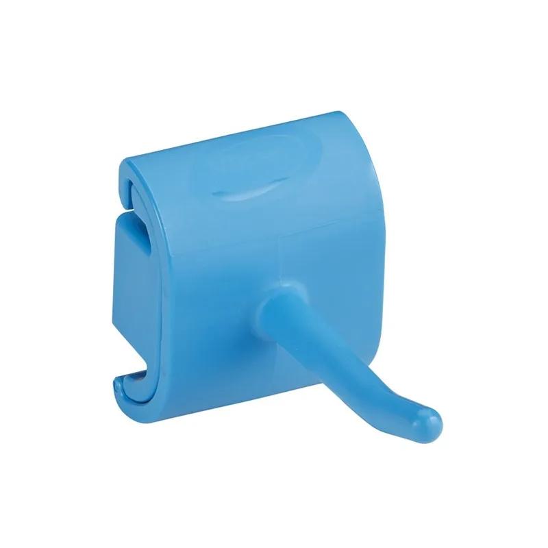 Vikan® Wall Bracket 1.6X3.1X1.9 IN Blue Polypropylene (PP) Polyamide Hygienic Single Hook Module 1/Each
