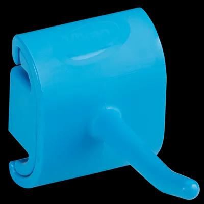 Vikan® Wall Bracket 1.61 IN Blue PP Hygienic Single Hook Module 1/Each