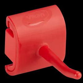 Vikan® Wall Bracket 1.61 IN Red PP Hygienic Single Hook Module 1/Each