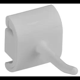 Vikan® Wall Bracket 1.6X3.1X1.9 IN White Polypropylene (PP) Polyamide Hygienic Single Hook Module 1/Each