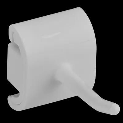 Vikan® Wall Bracket 1.61 IN White PP Hygienic Single Hook Module 1/Each