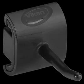 Vikan® Wall Bracket 1.61 IN Black PP Hygienic Single Hook Module 1/Each
