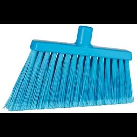 Vikan® Broom 11.4X1.6X8.7 IN Blue PP Stainless Steel Polyester PET Angled Split Bristle 1/Each