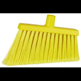 Vikan® Broom 11.4X1.6X8.7 IN Yellow PP Stainless Steel Polyester PET Angled Split Bristle 1/Each