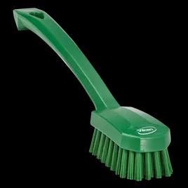 Vikan® Utility Brush 10.236 IN Medium (MED) PP Polyester Green 1/Each