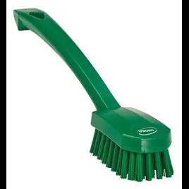 Vikan® Utility Brush 10.2X1.6X2.8 IN Medium (MED) Polyester Polypropylene (PP) Stainless Steel Green 1/Each