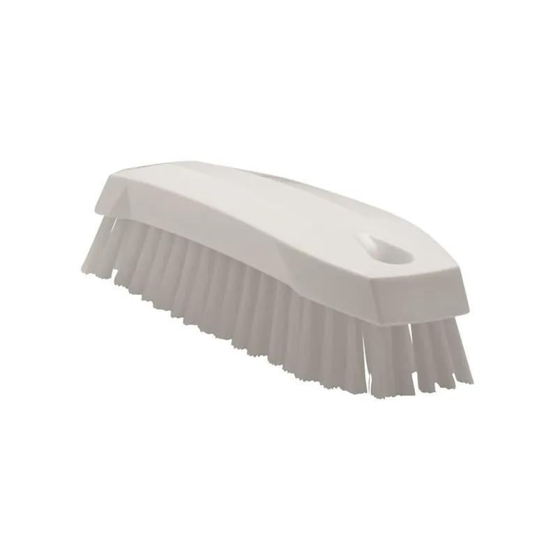 Vikan® Multipurpose Hand Brush 6.5X2X1.8 IN PP Polyester Stainless Steel White Soft Bristles 1/Each