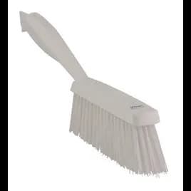 Vikan® Hand Brush 13X1.4X4.3 IN PP Polyester Stainless Steel White Medium Stiff Bristles 1/Each