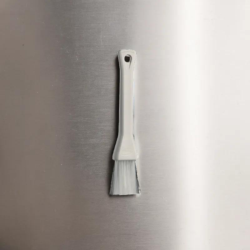 Vikan® Pastry Brush 7.7X1.2X0.6 IN PP Polyester Stainless Steel White Detail Soft Bristle 1/Each