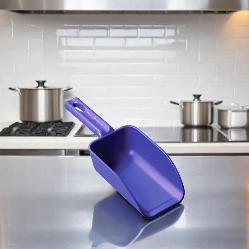 Vikan® Mini Scoop 10.4X3.2X2 IN 16 OZ PP Blue 1/Each