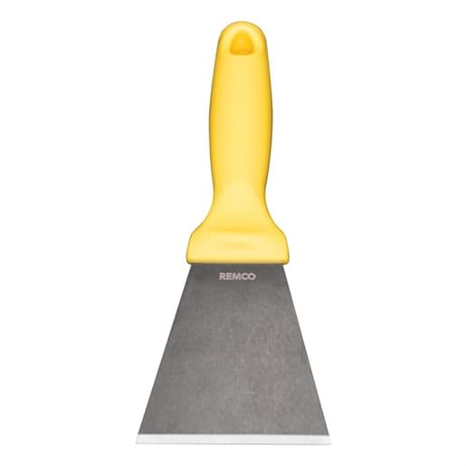 Vikan® Scraper Polypropylene (PP) Stainless Steel Yellow Hand With 3IN Head 1/Each