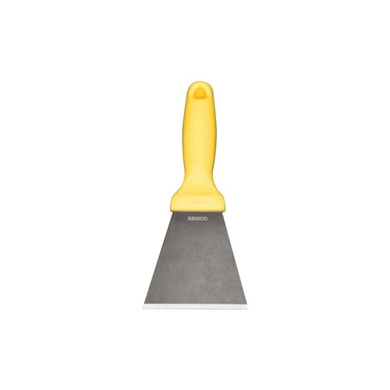 Vikan® Scraper Polypropylene (PP) Stainless Steel Yellow Hand With 3IN Head 1/Each