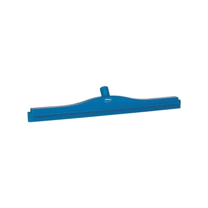 Vikan® Floor Squeegee Polypro Thermoplastic Elastomers Rubber Blue Rplmnt Cassette Dbl Blade 24IN Head 1/Each