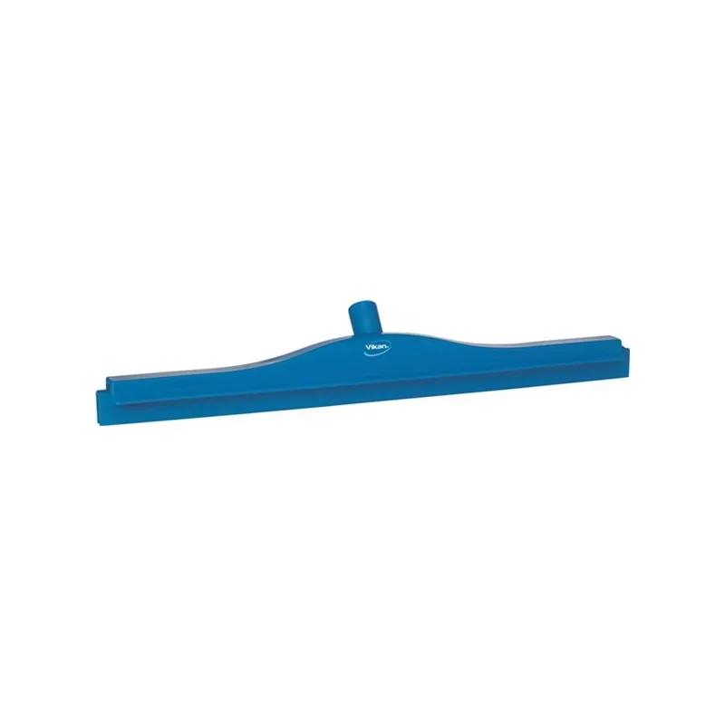 Vikan® Floor Squeegee Polypro Thermoplastic Elastomers Rubber Blue Rplmnt Cassette Dbl Blade 24IN Head 1/Each