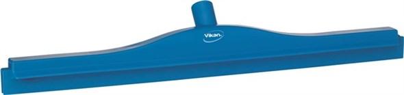 Vikan® Floor Squeegee Polypro Thermoplastic Elastomers Rubber Blue Rplmnt Cassette Dbl Blade 24IN Head 1/Each