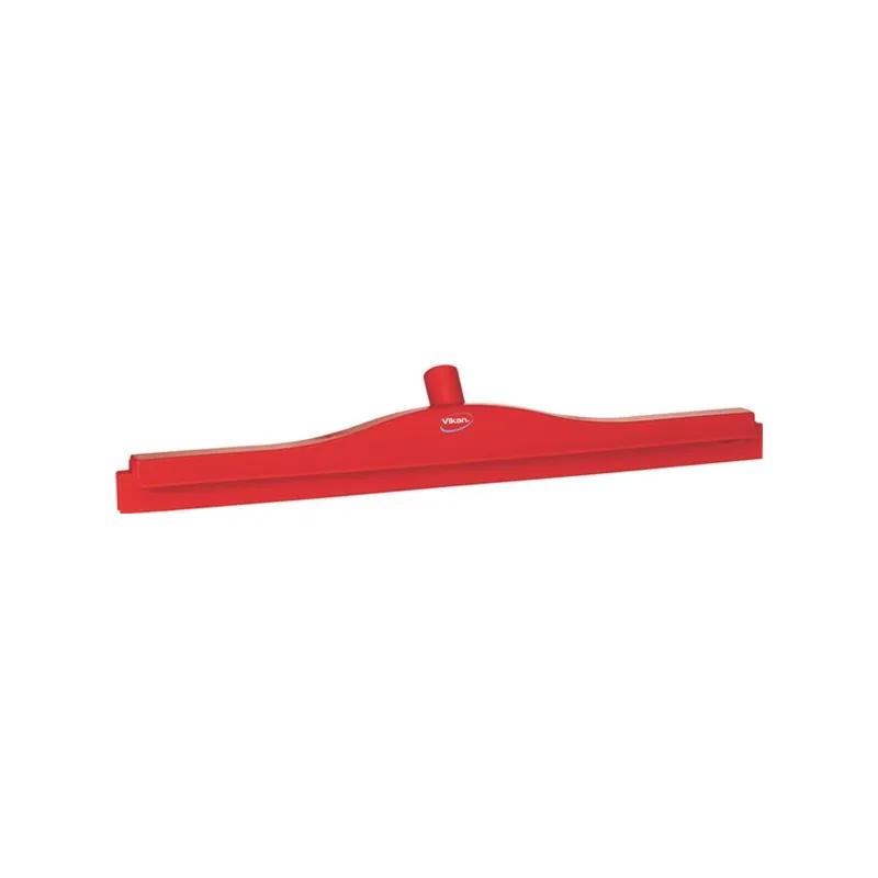 Vikan® Floor Squeegee 23.6X3.1X4.3 IN PP TPE Rubber Red W/Rpmnt Cassette Double Blade Ultra Hygiene W/24IN Head 1/Each