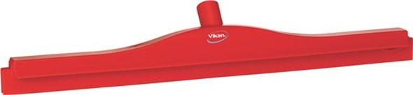Vikan® Floor Squeegee 23.6X3.1X4.3 IN PP TPE Rubber Red W/Rpmnt Cassette Double Blade Ultra Hygiene W/24IN Head 1/Each