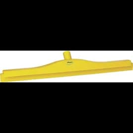Vikan® Floor Squeegee PP TPE Rubber Yellow W/Replacement Cassette Double Blade Ultra Hygiene W/24IN Head 1/Each
