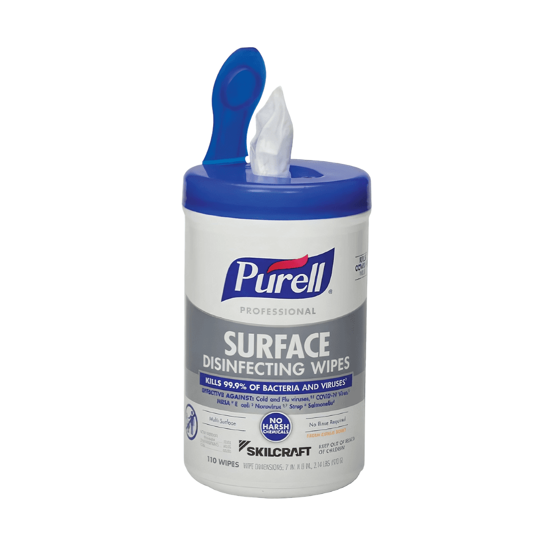 SKILCRAFT® Purell Disinfectant Multi Surface Wipe 4/Case