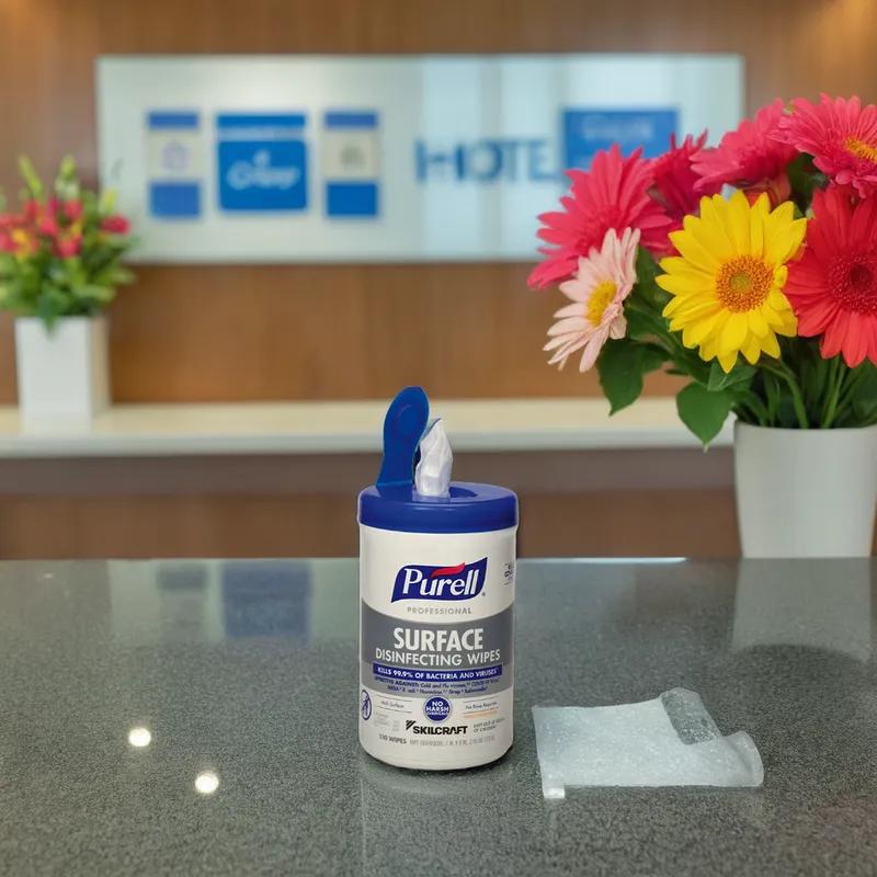 SKILCRAFT® Purell Disinfectant Multi Surface Wipe 4/Case