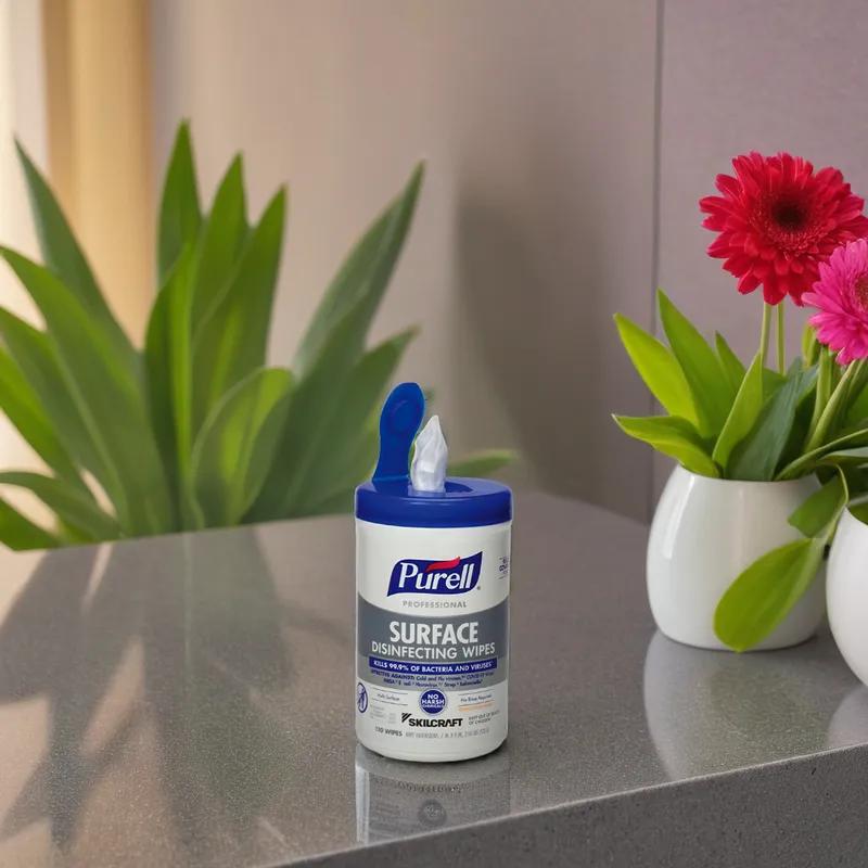 SKILCRAFT® Purell Disinfectant Multi Surface Wipe 4/Case