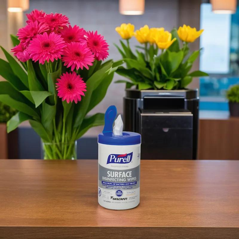 SKILCRAFT® Purell Disinfectant Multi Surface Wipe 4/Case