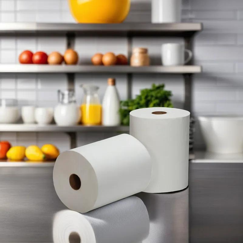 SKILCRAFT® Roll Paper Towel 7.875IN X800FT White Hardwound 6/Case