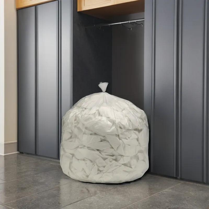 SKILCRAFT® Can Liner 24X33 IN Natural Plastic 8MIC Standard Duty Coreless 1000/Case