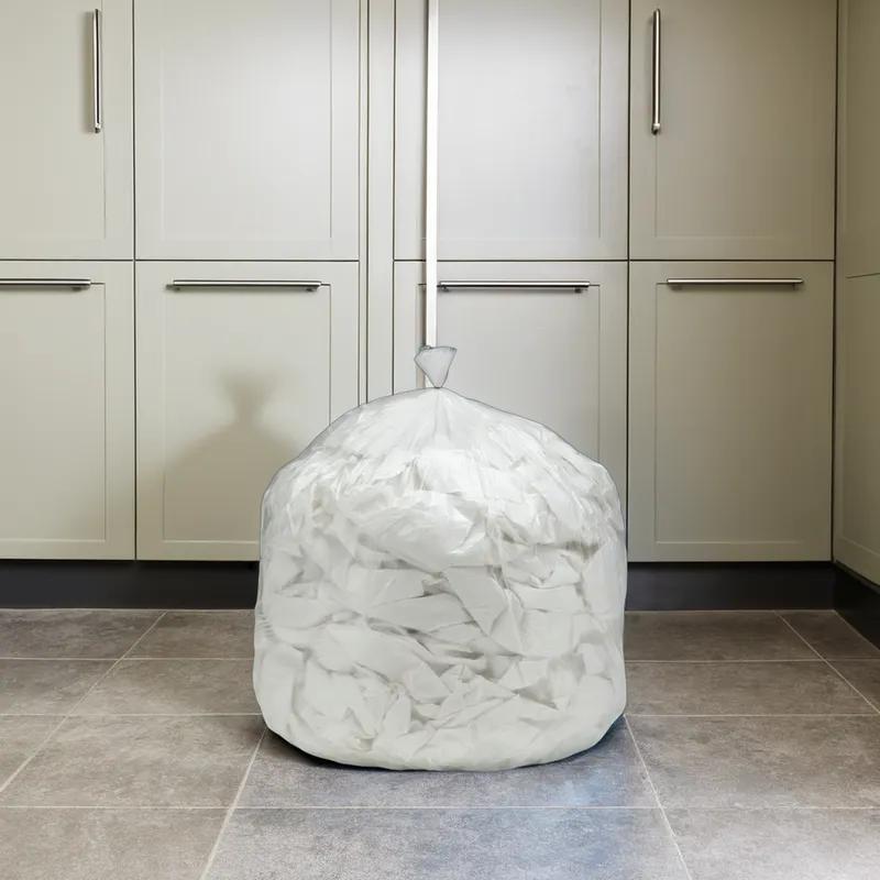 SKILCRAFT® Can Liner 24X33 IN Natural Plastic 8MIC Standard Duty Coreless 1000/Case