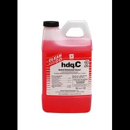 hdq C® 2 Citrus Scent Disinfectant Cleaner 2 L Multi Surface Neutral Concentrate Quat 4/Case