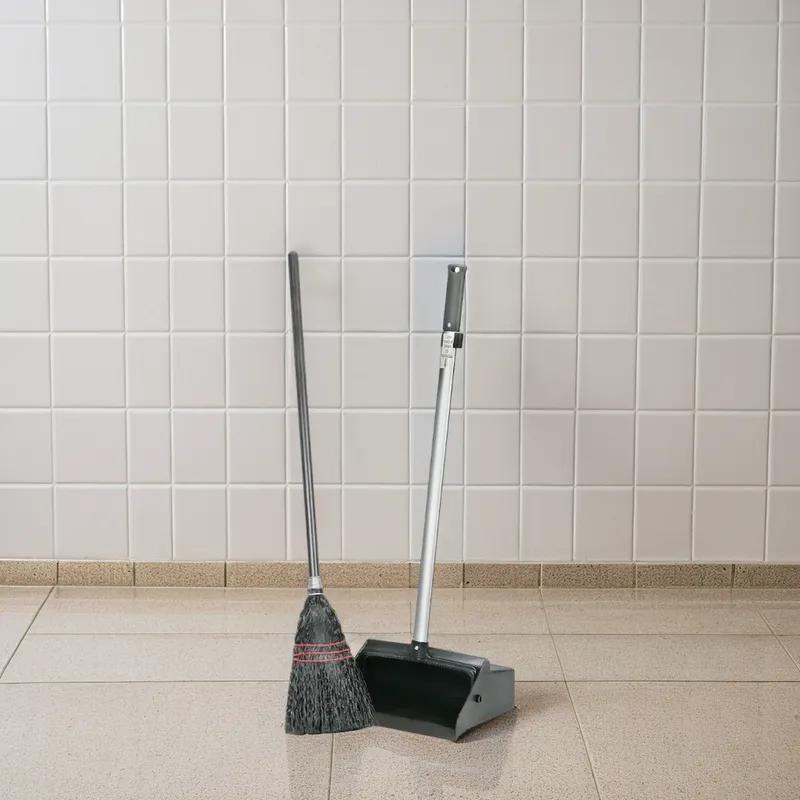 Lobby Dust Pan 32 IN Black 1/Each