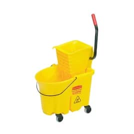 SKILCRAFT® Mop Bucket & Wringer 35 QT Plastic Yellow 1/Each
