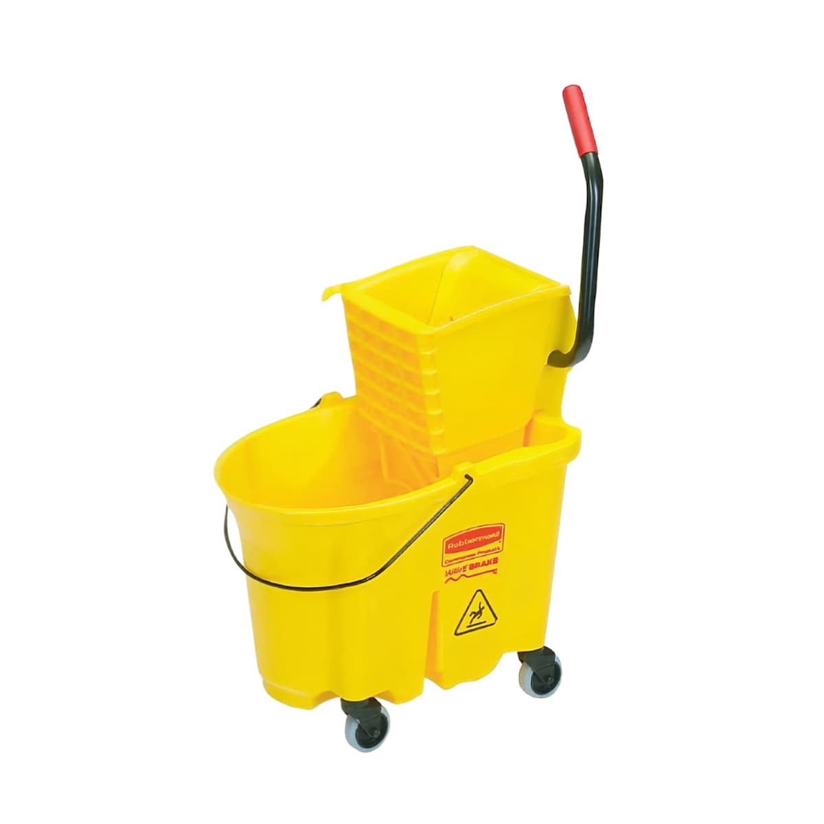 SKILCRAFT® Mop Bucket & Wringer 35 QT Plastic Yellow 1/Each