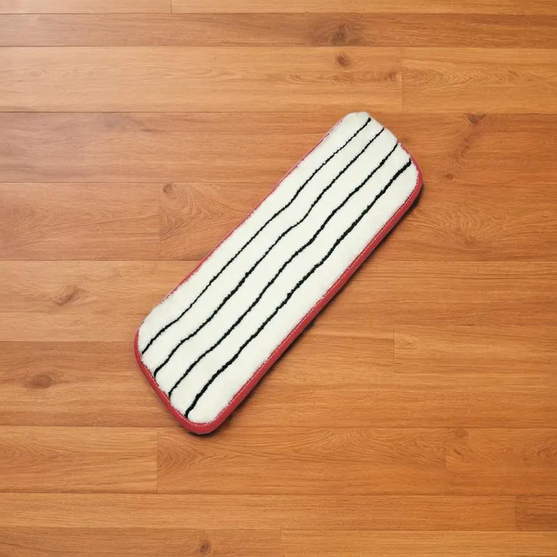 SKILCRAFT® 3M Easy Scrub Mop Pad 18 IN Red Microfiber Flat 10/Box