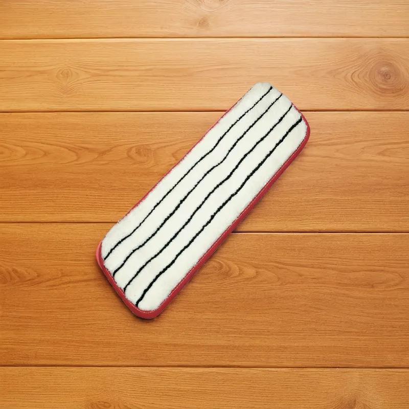 SKILCRAFT® 3M Easy Scrub Mop Pad 18 IN Red Microfiber Flat 10/Box