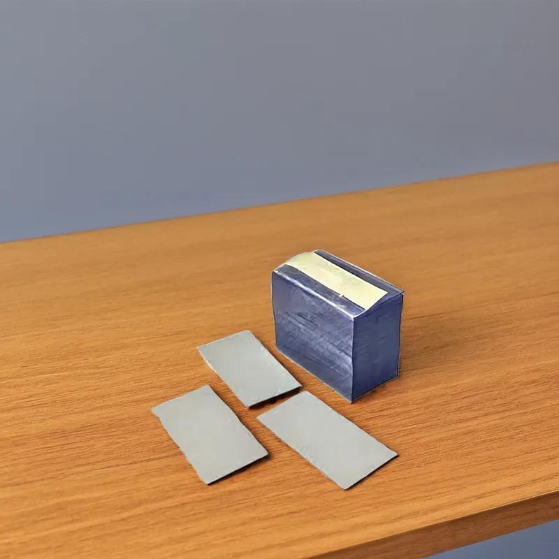 Shelf Strip 4X1.25X0.0075 IN Plastic Clear 250/Pack