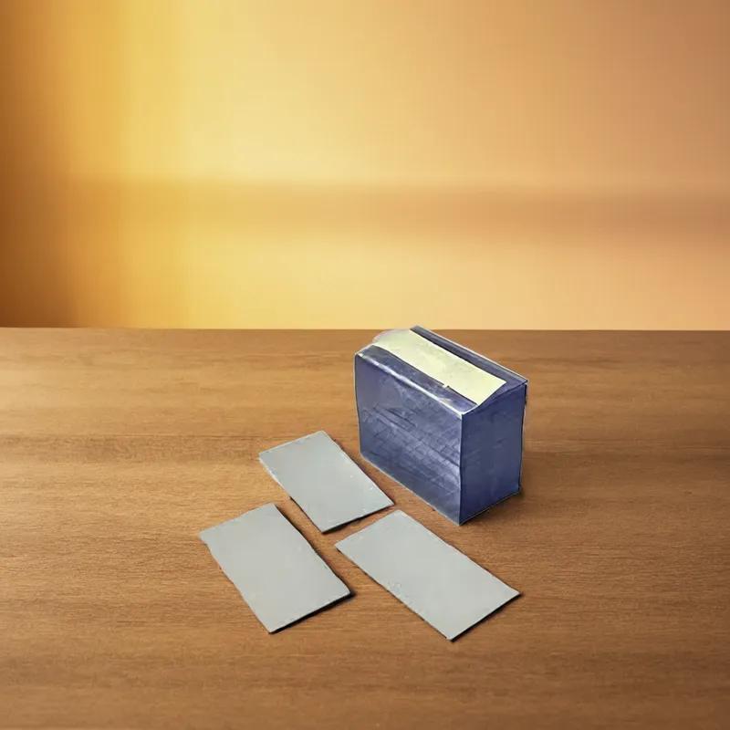 Shelf Strip 4X1.25X0.0075 IN Plastic Clear 250/Pack