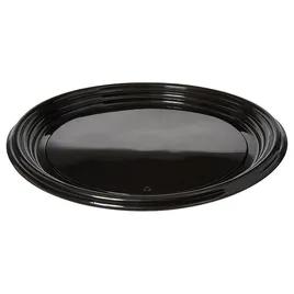 Victoria Bay Serving Tray 12 IN PET Black Round 36/Case