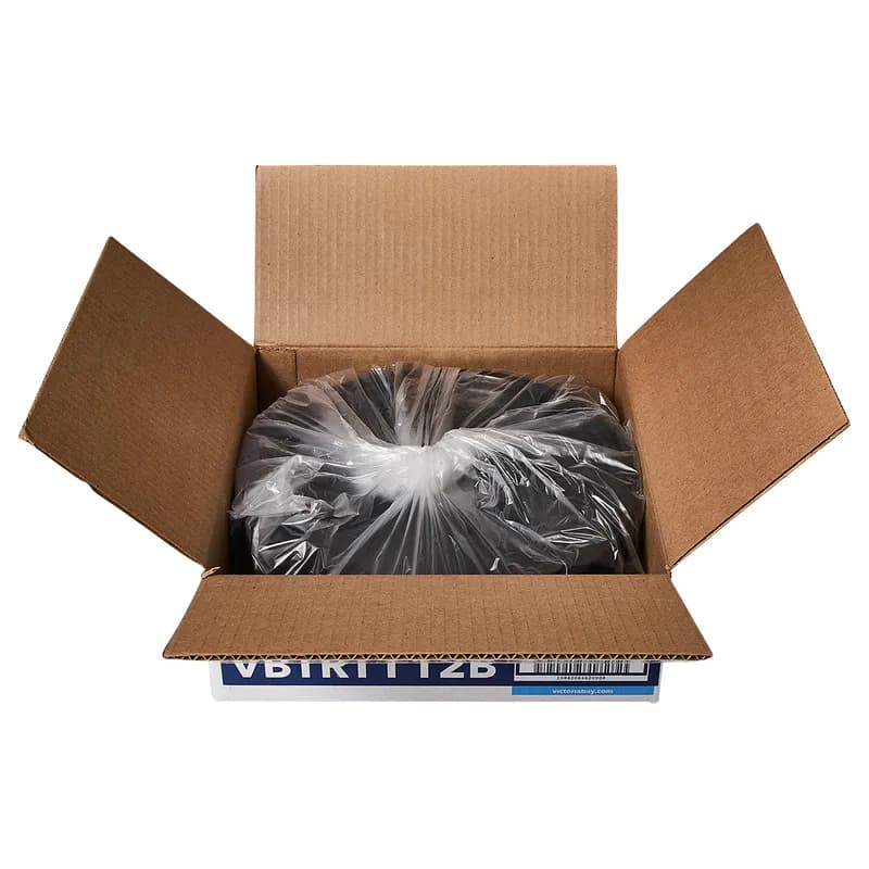 Victoria Bay Serving Tray 12 IN PET Black Round 36/Case