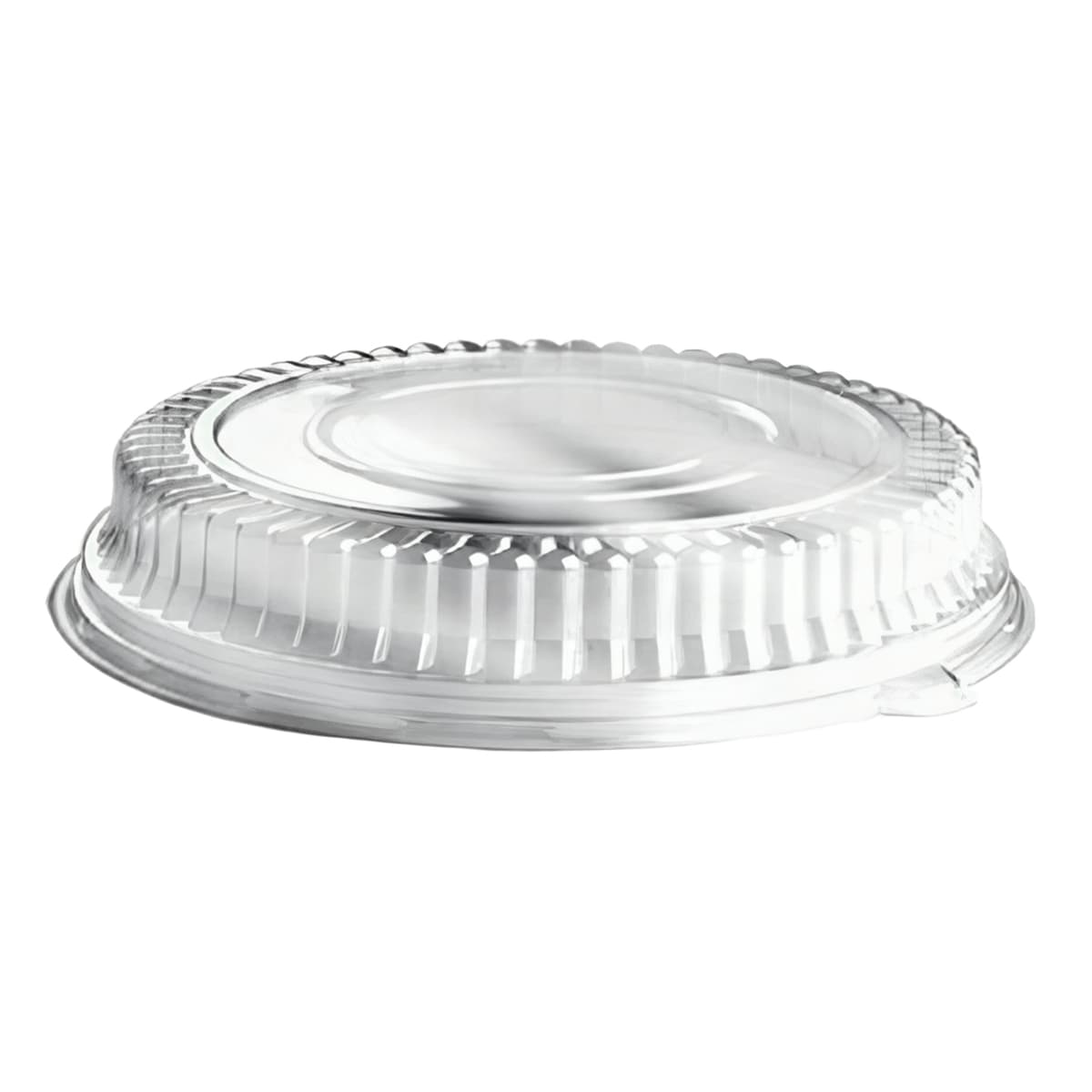 Victoria Bay Lid Low Dome 12X2 IN PET Clear Round For Catering Tray 36/Case