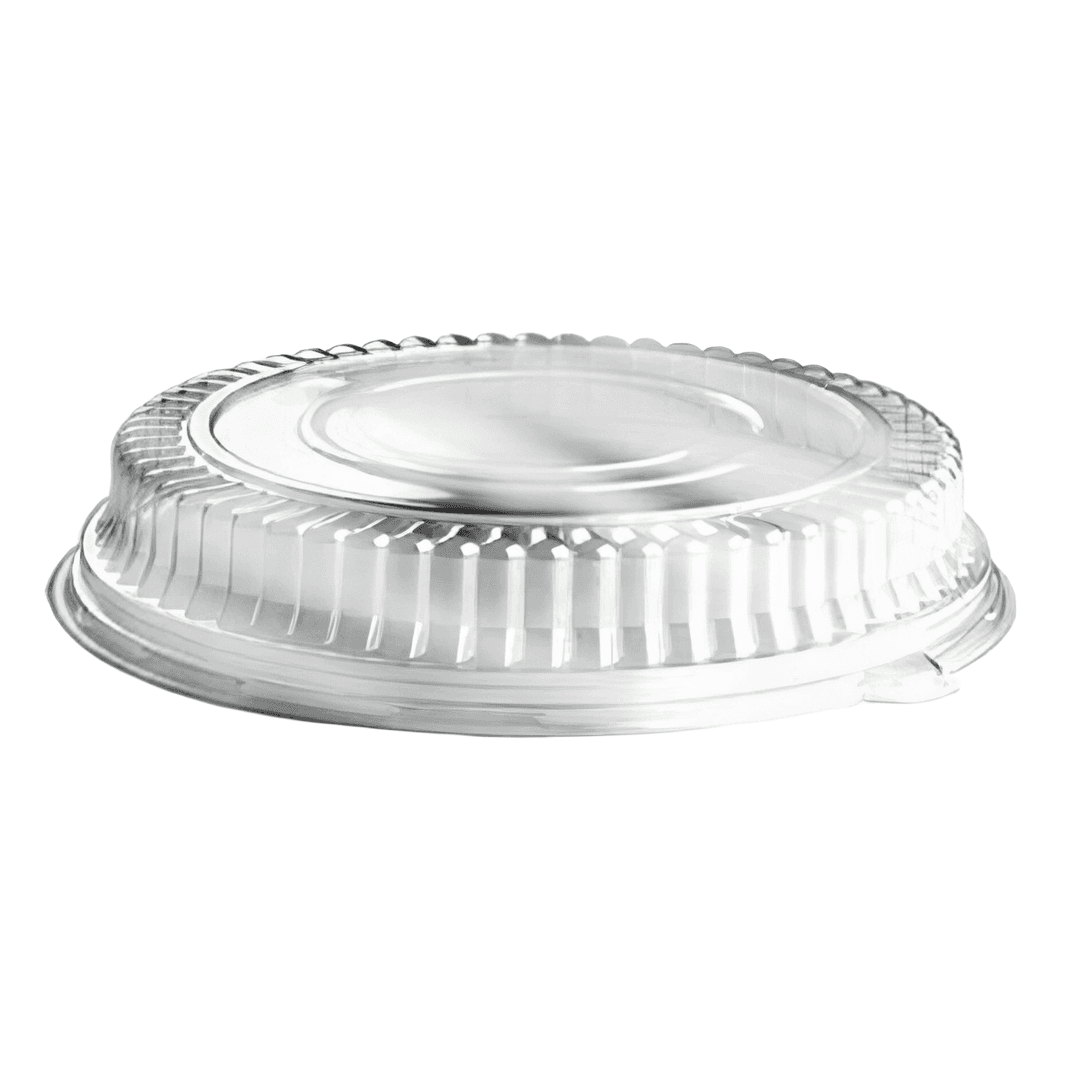 Victoria Bay Lid Low Dome 12X2 IN PET Clear Round For Catering Tray 36/Case