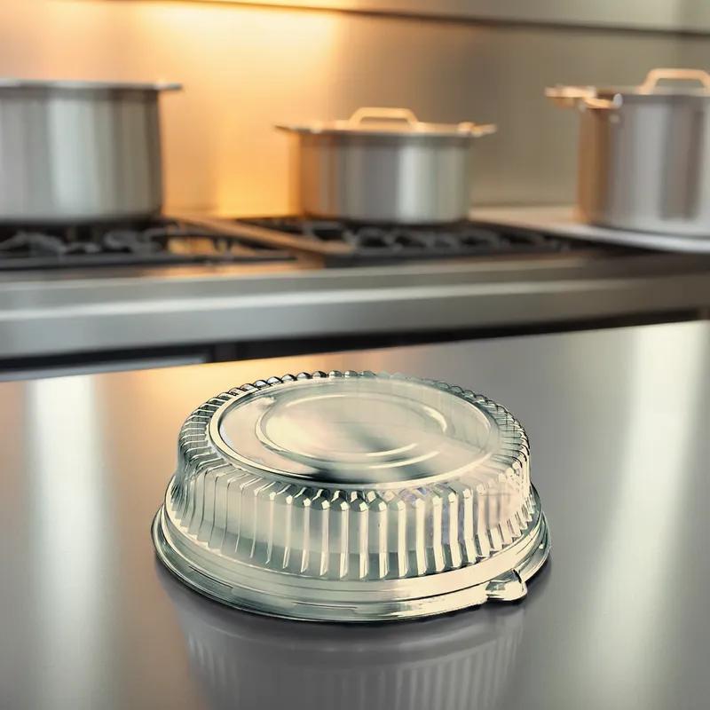 Victoria Bay Lid High Dome 12.25X3 IN PET Clear Round For Catering Tray 36/Case