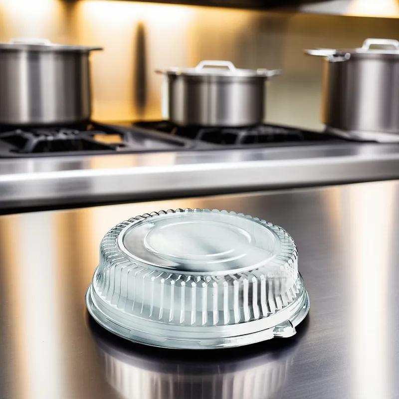 Victoria Bay Lid High Dome 12.25X3 IN PET Clear Round For Catering Tray 36/Case
